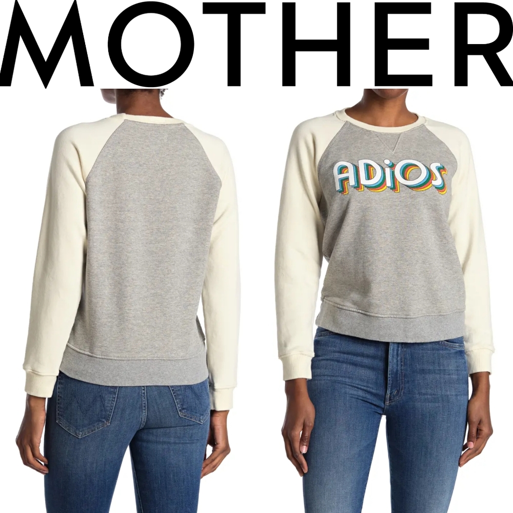 Mother The Square Adios Raglan Sweatshirt